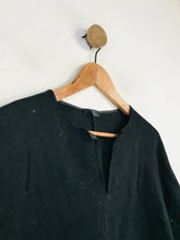 Load image into Gallery viewer, Cos Women's Cotton V-Neck T-Shirt | XS UK6-8 | Black