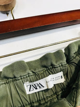 Load image into Gallery viewer, Zara Women's High Waist Casual Trousers | EU36 UK8 | Green