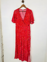 Load image into Gallery viewer, Anthropologie Women's Star Print Wide Leg Jumpsuit | M UK10-12 | Pink