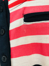 Load image into Gallery viewer, Fat Face Women’s Stripe Knit Button-Up Dress | UK8 | Multi