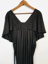 Load image into Gallery viewer, Monsoon Women's V Neck Sheath Dress | UK16 | Brown