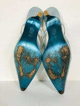 Load image into Gallery viewer, Jane Shilton Women's Leather Heels | 39 UK6 | Blue