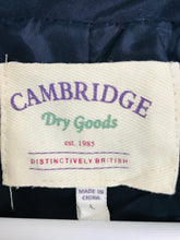 Load image into Gallery viewer, Cambridge Dry Goods Women’s Hooded Rain Coat | L UK14-16 | Blue