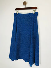 Load image into Gallery viewer, Øst Oest London Women's Polka Dot A-Line Skirt | M UK10-12 | Blue