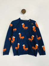 Load image into Gallery viewer, John Lewis Kid's Animal Print Jumper | 2-3 Years | Blue