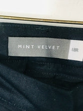 Load image into Gallery viewer, Mint Velvet Women's Cotton Smart Trousers | UK18R | Black