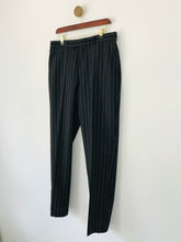 Load image into Gallery viewer, French Connection Men's Striped Smart Trousers | 34 | Black
