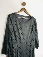 Load image into Gallery viewer, Lindy Bop Women's Polka Dot Sheath Dress | UK16 | Grey
