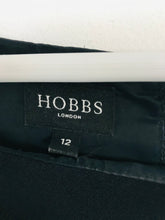 Load image into Gallery viewer, Hobbs Women’s Wool Cap Sleeve Shift Dress | UK12 | Navy