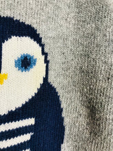 Load image into Gallery viewer, Boden Kid's Owl Jumper | 3-4 Years | Grey