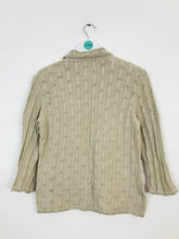 Load image into Gallery viewer, Boden Women’s Cottage Style Cable Knit Cardigan | UK 14 | Light Brown