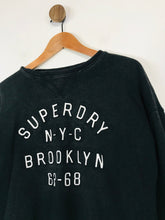 Load image into Gallery viewer, Superdry Women's Cotton Crew neck Jumper | S UK8 | Black