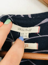 Load image into Gallery viewer, White Stuff Women's Boho Graphic Shift Dress | UK14 | Blue