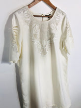 Load image into Gallery viewer, Biba Women's Embroidered Lace Shift Dress NWT | UK18 | White