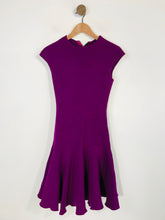 Load image into Gallery viewer, Lanvin Women's Ruffle A-Line Dress | EU36 UK8 | Purple