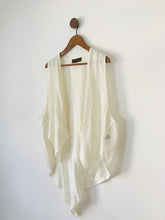 Load image into Gallery viewer, Hampstead Bazaar Women’s Vest Waistcoat Top | L-XL | Cream White