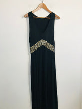 Load image into Gallery viewer, Biba Women's Boho Sequin Maxi Dress | L UK14 | Black
