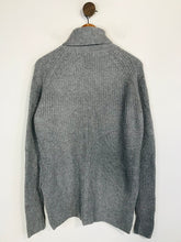 Load image into Gallery viewer, Jigsaw Women's Wool Roll Neck Jumper | S UK8 | Grey