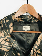 Load image into Gallery viewer, Karen Millen Women's Silk Floral Wrap Dress | UK12 | Green