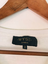 Load image into Gallery viewer, Wyse London Women’s V-Neck Linen Blouse Top | 2 UK10 | White