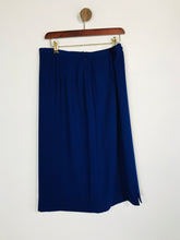 Load image into Gallery viewer, Frank Usher Women's Pencil Skirt | L UK14 | Blue