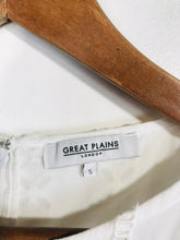 Load image into Gallery viewer, Great Plains Women's Boho Pleated A-Line Dress | S UK8 | White