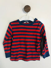 Load image into Gallery viewer, Boden Kid's Striped Long Sleeve T-Shirt | 18-24 Months | Blue