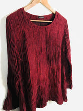 Load image into Gallery viewer, Grizas Women's Linen Silk Blouse | M UK10-12 | Red