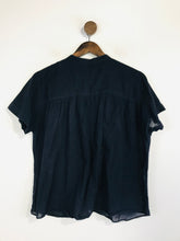 Load image into Gallery viewer, Mango Women's Sheer Blouse | S UK8 | Blue