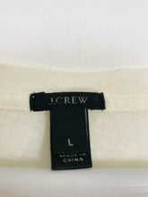 Load image into Gallery viewer, J Crew Women’s Short Sleeve Stripe T-shirt | UK14 | White and Blue