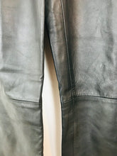 Load image into Gallery viewer, Patsy Seddon for Phase Eight Women's Leather Culottes Trousers | UK12 | Black