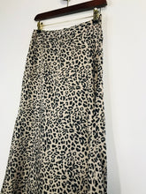 Load image into Gallery viewer, Mango Women's Leopard Print Midi Skirt | S UK8 | Multicoloured