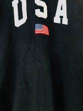 Load image into Gallery viewer, John Galt Women’s USA Sweatshirt | S UK8 | Blue