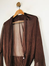 Load image into Gallery viewer, Phase Eight Women's Crop Bolero Mesh Cardigan NWT | L UK14 | Brown