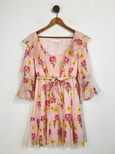 Load image into Gallery viewer, Borgo De Nor Women's Floral Ruffle A-Line Dress | UK12 | Multicoloured