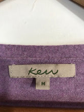 Load image into Gallery viewer, Kew Women's Cotton Buttoned Cardigan | M UK10-12 | Purple