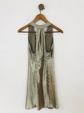 Load image into Gallery viewer, Kate Moss Topshop Women's Deep V-Neck Mini Dress | UK8 | Beige