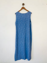 Load image into Gallery viewer, East Women’s Floral Maxi Shift Dress | UK16 | Blue