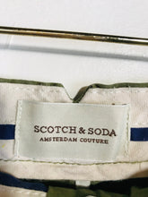 Load image into Gallery viewer, Scotch & Soda Men's Cotton Mid-Length Shorts | W32 | Green