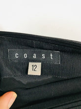 Load image into Gallery viewer, Coast Women's Silk Corset Bandeau Top | UK12 | Black