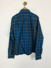 Load image into Gallery viewer, Abercrombie & Fitch Men's Cotton Check Gingham Button-Up Shirt | M | Blue