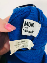 Load image into Gallery viewer, Jean Muir Womens Wool Knee-Length Pencil Skirt | M | Blue