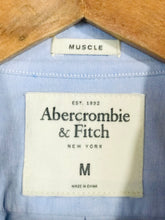 Load image into Gallery viewer, Abercrombie & Fitch Men's Cotton Button-Up Shirt | M | Blue