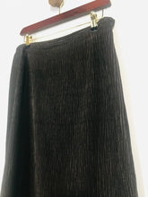 Load image into Gallery viewer, St Michael Women's Striped Smart Maxi Skirt | UK16 | Brown