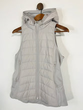 Load image into Gallery viewer, Lululemon Women's Gym Running Hooded Gilet Sports Jacket | US6 UK10 | Grey