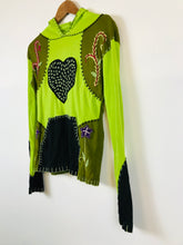 Load image into Gallery viewer, Joe Browns Women's Embroidered Hippie Hoodie | UK14 | Green