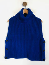 Load image into Gallery viewer, Arket Women's Roll Neck Sweater Vest Vest | M/L | Blue