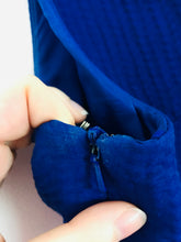 Load image into Gallery viewer, Coast Women’s Sleeveless Smock Sheath Dress | UK10 | Blue