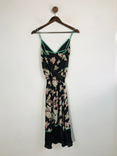 Load image into Gallery viewer, Ted Baker Women's Silk Floral A-Line Dress | 3 UK12 | Brown