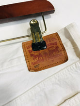 Load image into Gallery viewer, Levi’s Women's Distressed 501 Hot Pants Shorts | S UK8 | White